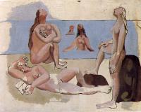 Picasso, Pablo - bathers watching an airplane